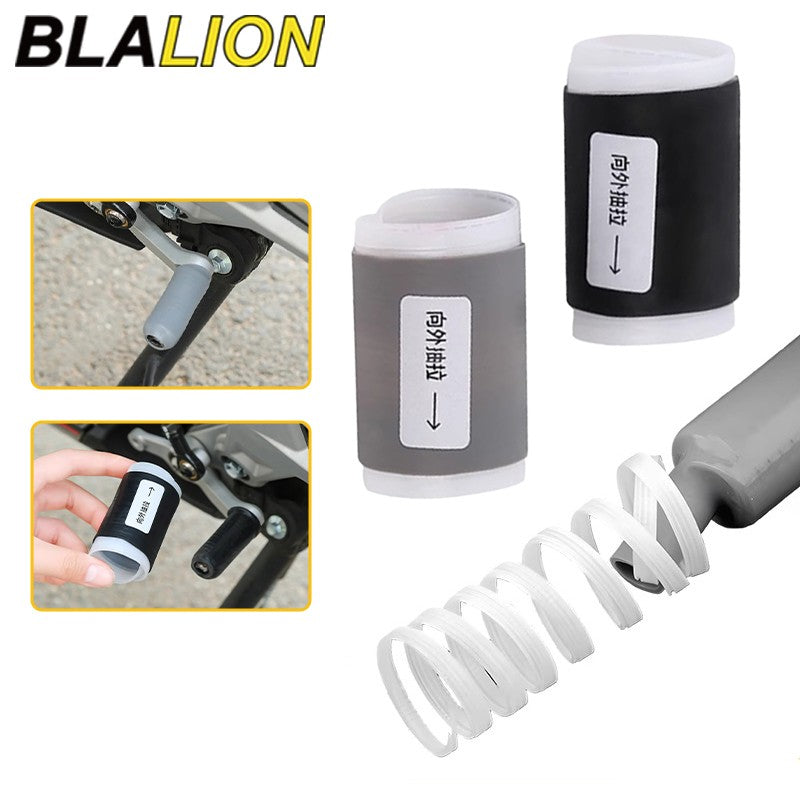 Capa para Alavanca de Câmbio de Moto BLALION Antifurto Sapatos de Silicone Autorretrátil Equipamento de Proteção para Pilotagem de Moto