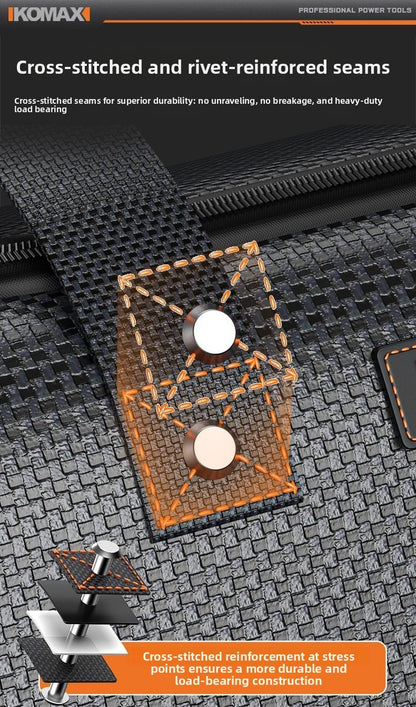 Tool Bag Oxford Cloth Portable Storage Bag, Professional Electrician and Carpenter Repair, Home Storage, HandBag