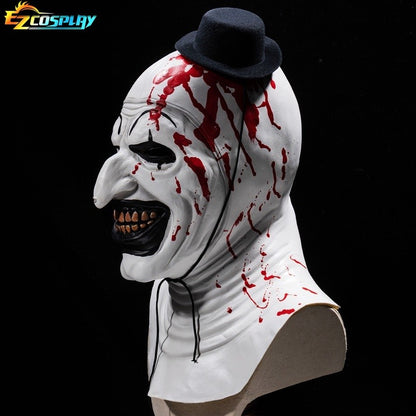 Terrifier Clown Mask Scary Joker Killer Bloody Halloween Masks Horror Cosplay Costume Props for Adults