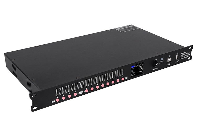 DP48X Processador de Áudio Digital Profissional 4 Entradas 8 Saídas Processador Drive Rack com RIR DEQ Sistema de Gerenciamento de Alto-falantes 192KHZ