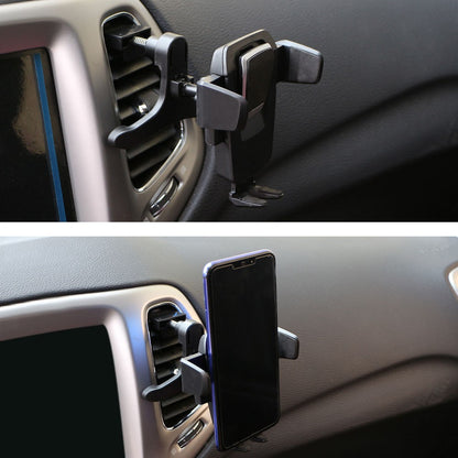 Car Air Vent Mobile Phone Holder Universal Hook Clip Support for iPhone Samsung Xiaomi Easy Clip-On Installation Auto Accessory