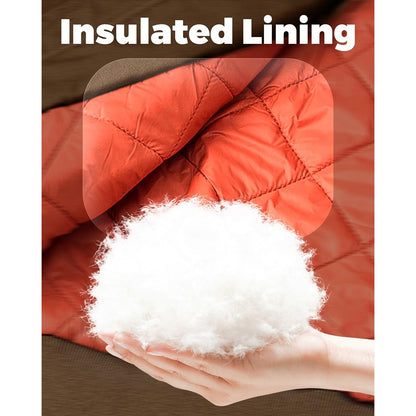 MAGCOMSEN Men's Aviator Jackets Thick Warm Orange Lining Bomber Jackets Fall Winter Casual Windproof Coats