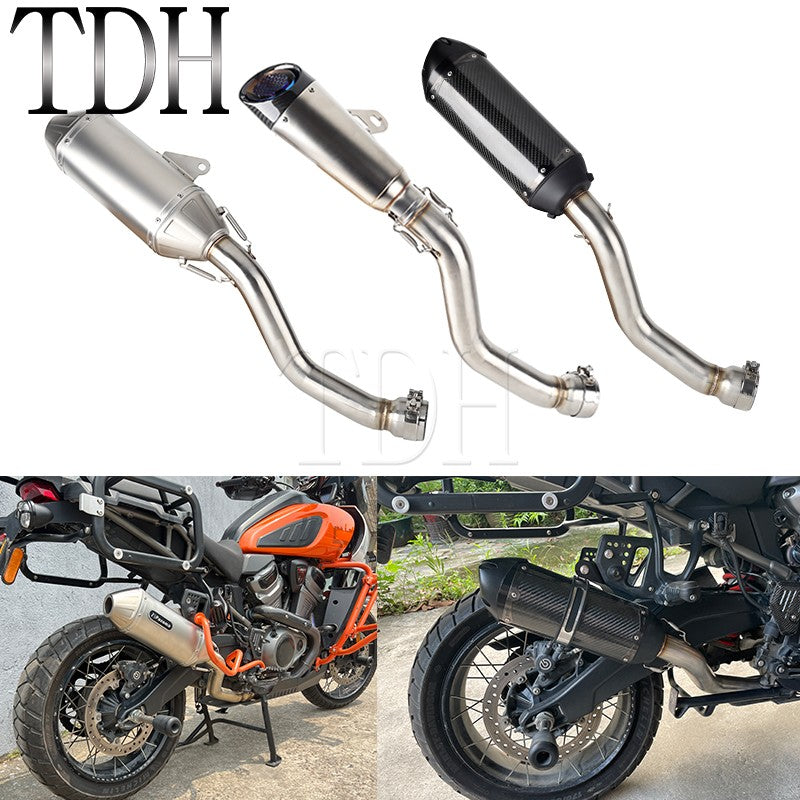 For Harley Pan America 1250 Special Escape Tube Motorcycle Exhaust Muffler Killer Muffler Pipe RA1250 RA1250S RA1250SE 2021-2026