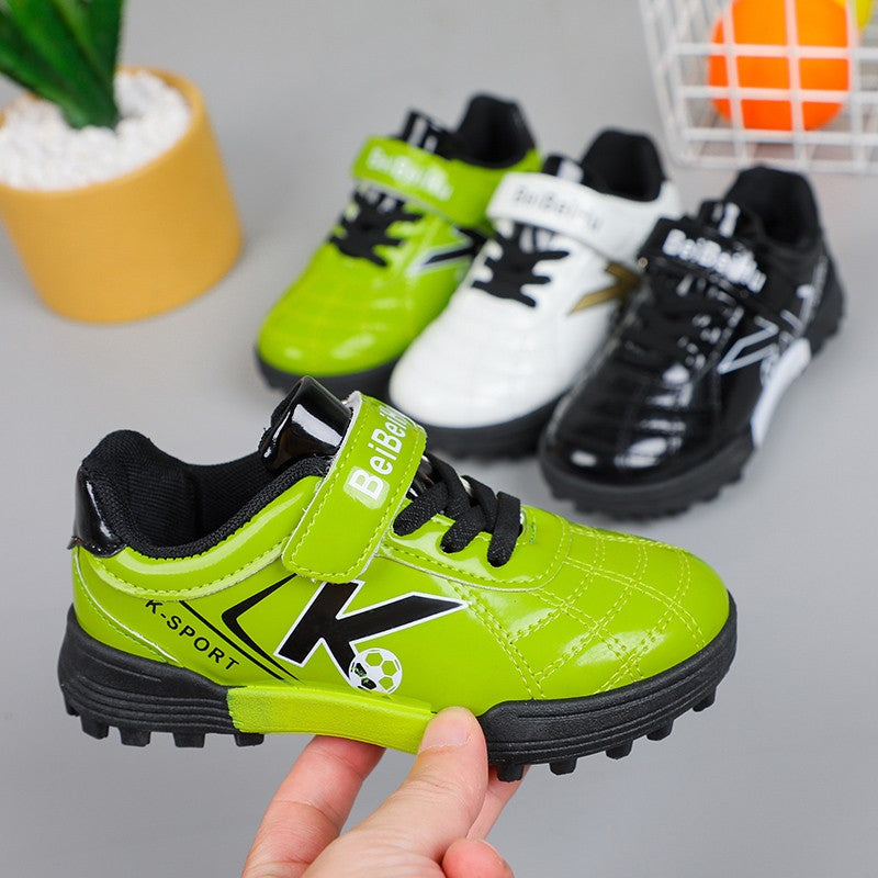Soccer Cleats for Kids 2024 New Children Football Cleats Fashion Firm Ground Soccer Shoes