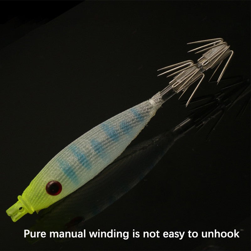 Isca Artificial de Lula com Anzol, 8cm 4g, Plástico Macio, para Pesca em Água Salgada