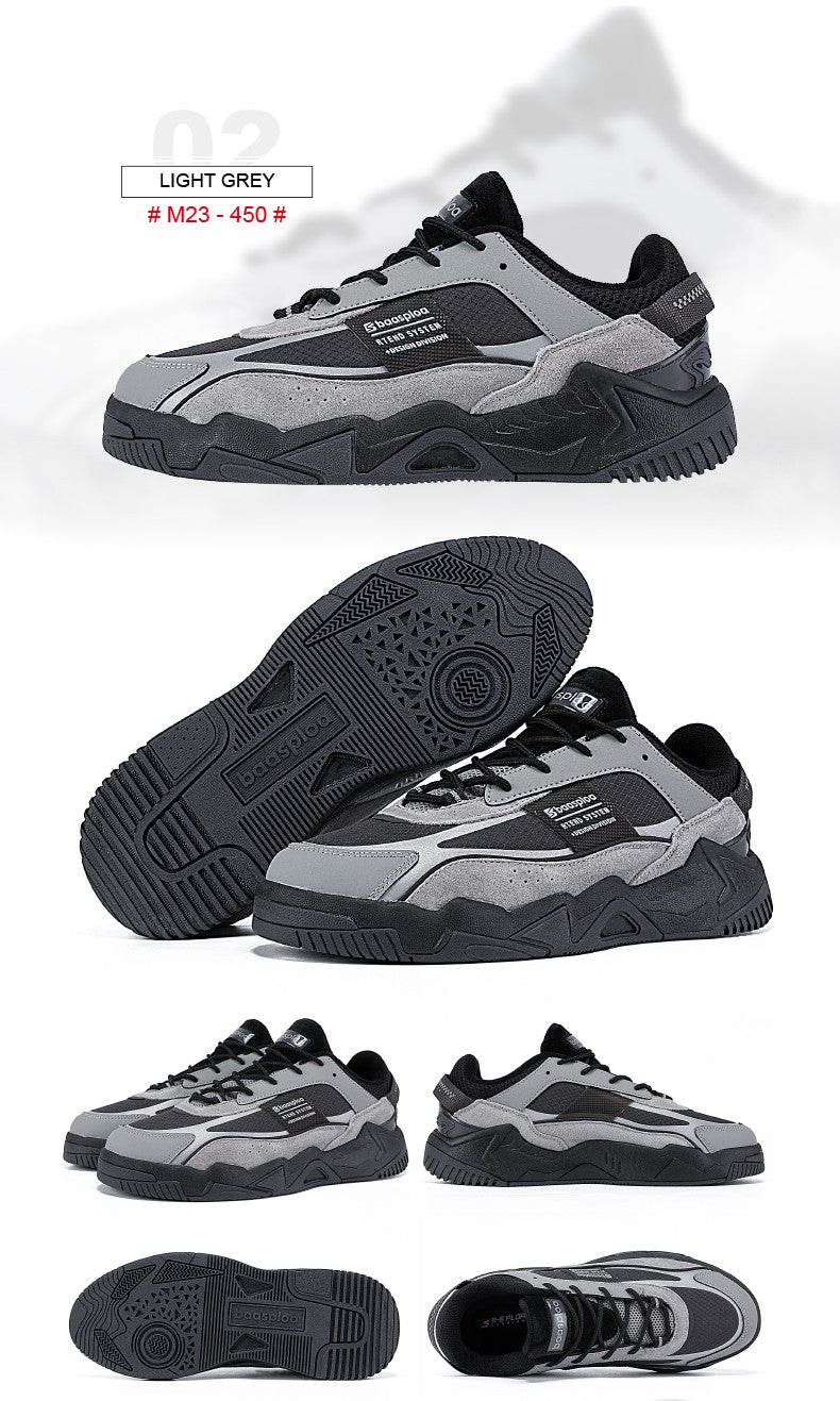 Baasploa New Men's Shoes Outdoors Walking Sneakers Waterproof Shoes Comfort Tenis for Men Non-Slip