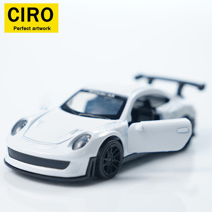 1:43 Miniature Metal Die-Cast Sports Car Alloy Luxury Two-Door Model Boy Toy Highly Detailed Gift Ornament Display Collection Christmas Gift