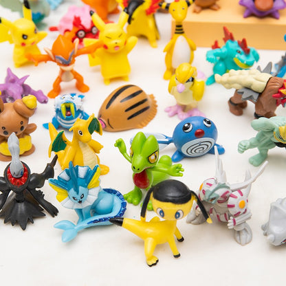 Mini Figuras Pokémon 144 de 2-3cm/250 de 4-6cm Modelo Anime Diferentes Estilos Bonecas Fofas Brinquedos Pikachu Pokémon Go Presentes de Aniversário para Crianças