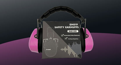 ZOHAN Earmuffs Shooting Ear Protector Hear Protection Passive Muffs Safety Noise Reduction Cancelling Headphone NRR28db