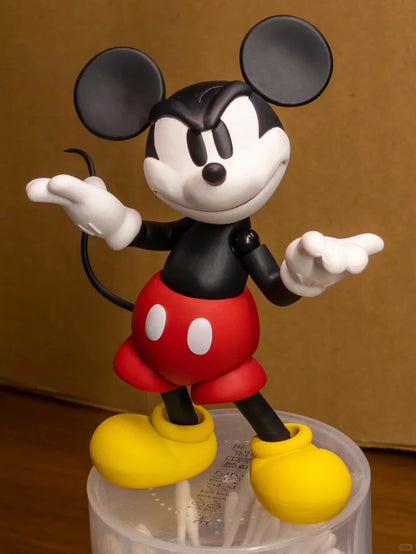 In Stock Original Disney 1936 Mickey Mouse Kaiyodo Revoltech Colorful Mickey Action Figures Anime Ornaments Collection Gifts Toy