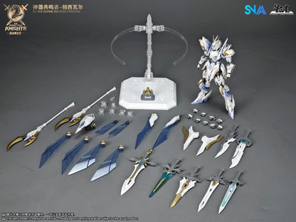 HG 1/144 SNAA SC-002 Titan Greatsword Tristan Kit de Montagem SC-009 Divine Invoker Percival The Round Table Knights Figure