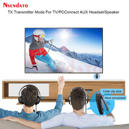 Multipoint Bluetooth-Compatible 5.4 LE Audio Music Auracast Transmitter Receiver Wireless Audio Adapter For Car TV MP3 Speakers