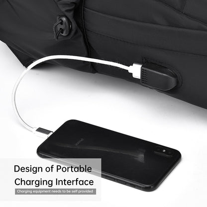 Mochila Masculina Casual de Grande Capacidade para Viagem com Carregamento Leve Impermeável para Computador Mochila Escolar Unissex para Estudantes