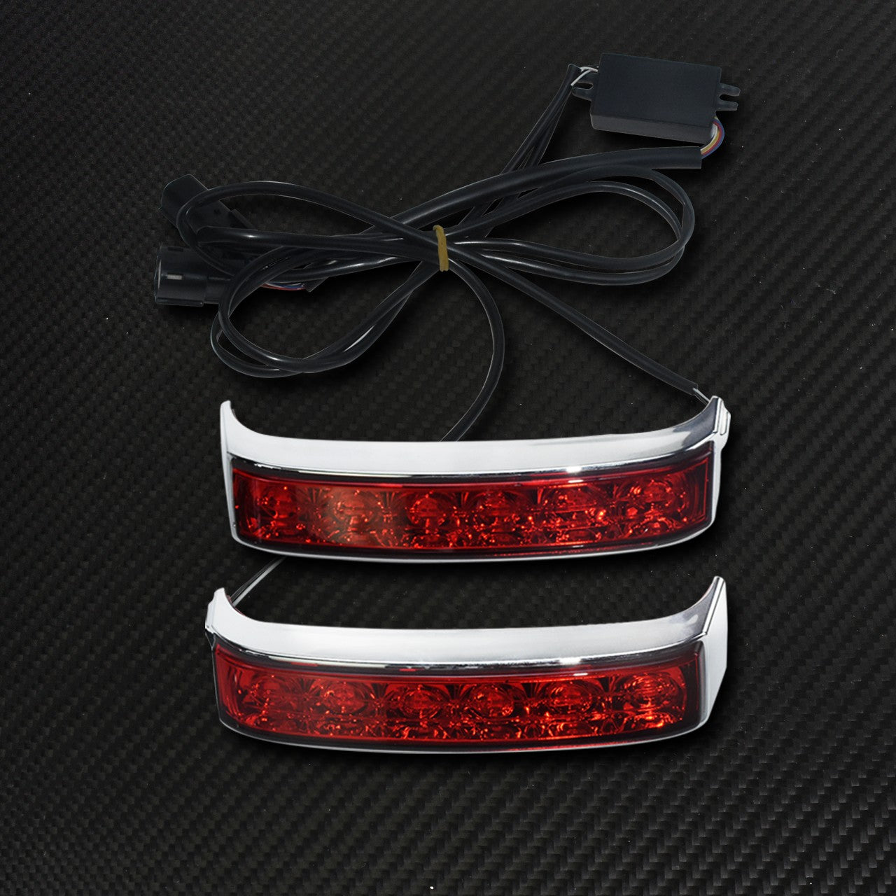 Luz de Seta de Motocicleta Luz de Freio Traseira Alforje Indicadores de Cauda para Harley Street Glide Road King CVO Limited FLHX 2014-2022