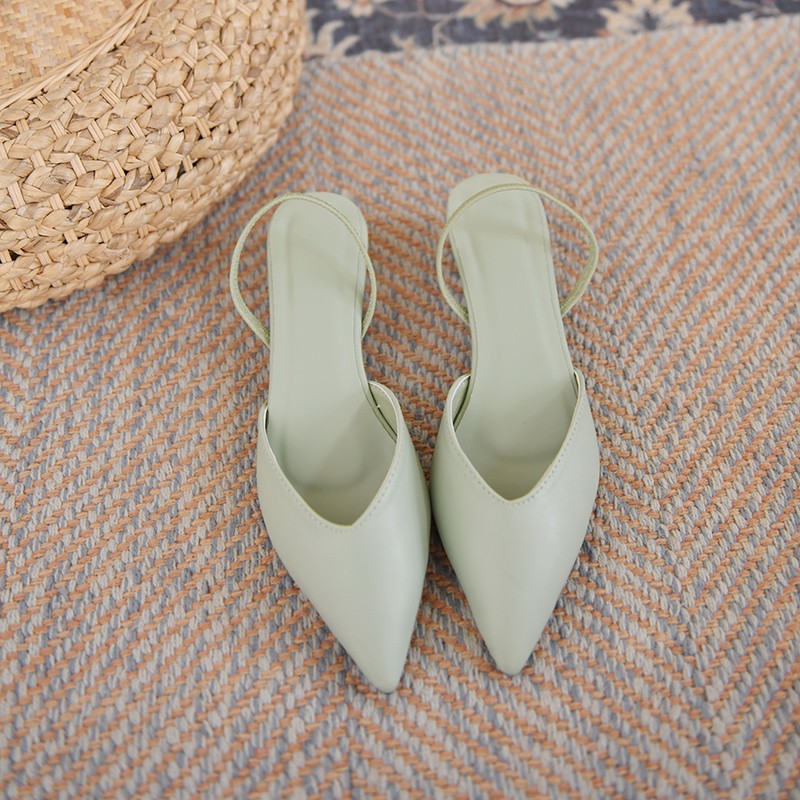 Women Flats Pointed Toe Lady Flat Heel Shoes Slip on Loafers Office Lady Elegant Shoes Soft Sole Comfortable Big Size 42