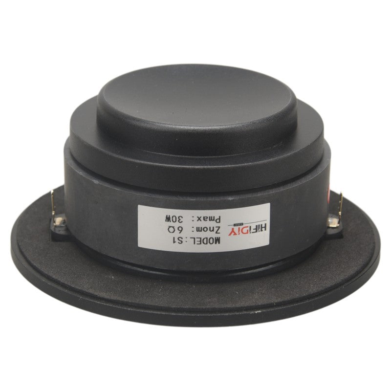 Alto-falante Tweeter Hifi S1 de 4 polegadas, Unidade de Alto-falante com diafragma de seda transparente, 6OHM 30W, Home Film, Agudos, 94/100/104/110/116/120