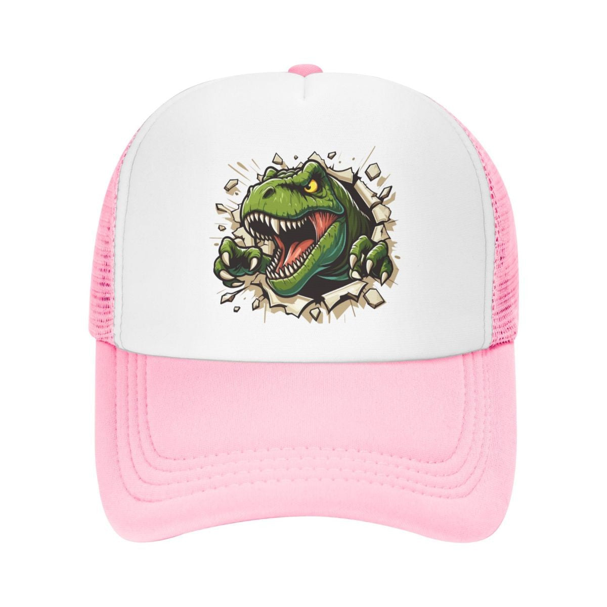 Personalized Wild T-rex Dinosaur Roars Baseball Cap Men Women Breathable Trucker Hat Outdoor Snapback Caps