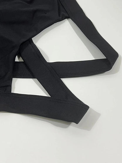 Sports and beautiful back bra set, cross-back sports bra, no chest pad, adjustable size, and can be worn inside normally.