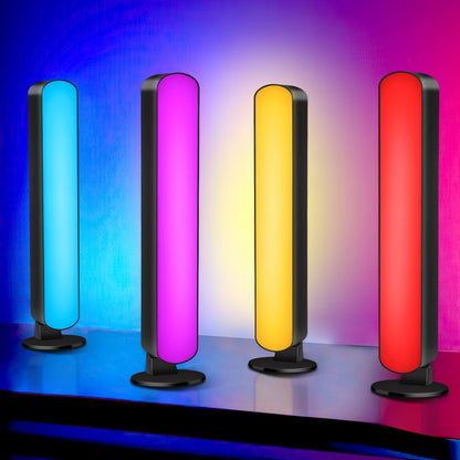 Music Sync LED Night Light Bars RGB Atmosphere Lamp With Remote Control For Gaming TV Bedroom Decoration Desktop Lamp