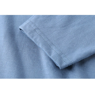 Long Sleeves T-Shirts Men 100% Cotton Tee Tops Male Autumn Basic Plain Color Tshirts Women Normal Fit Size M-5XL Under Wear Man