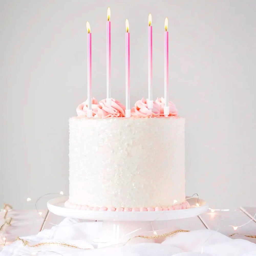 6/12/48pcs Birthday Candles Spiral Cake Candles  Long Thin Cake Candles For Wedding Party And Cake Decoration