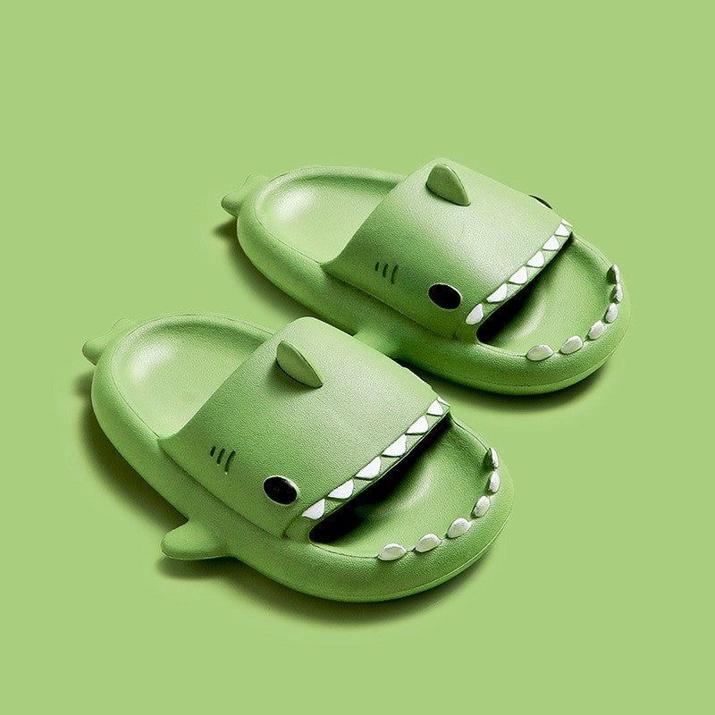 Children Slippers Cartoon Shark Sandals Summer Boys Girls Baby Kids Shoes Soft Sole Anti-Slip