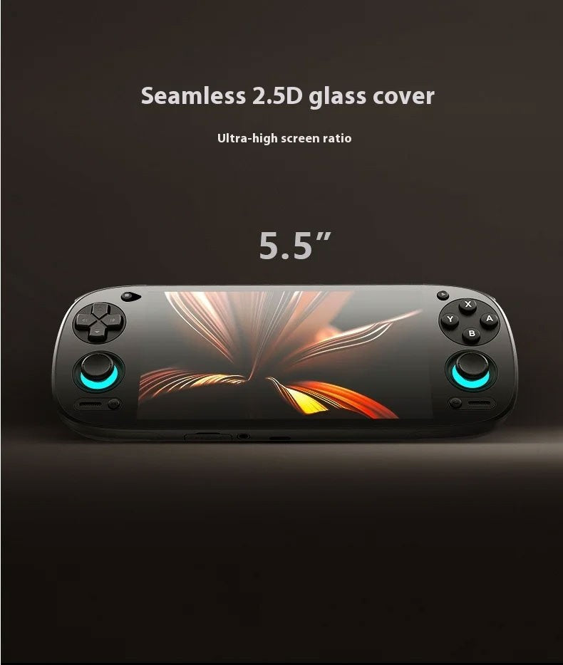Retroid Pocket 5 Handheld Game Console 5.5'' AMOLED Screen Android13 Joystick RGB Lighting Effect Active Cooling Video Games
