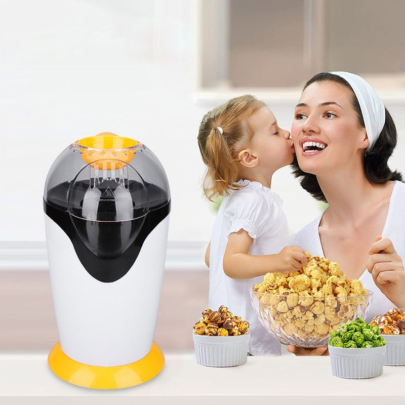 Homemade Mini Popcorn Machine Fully Automatic Small Electric Children's DIY Popcorn Machine 1200W For Home Kitchen EU Plug