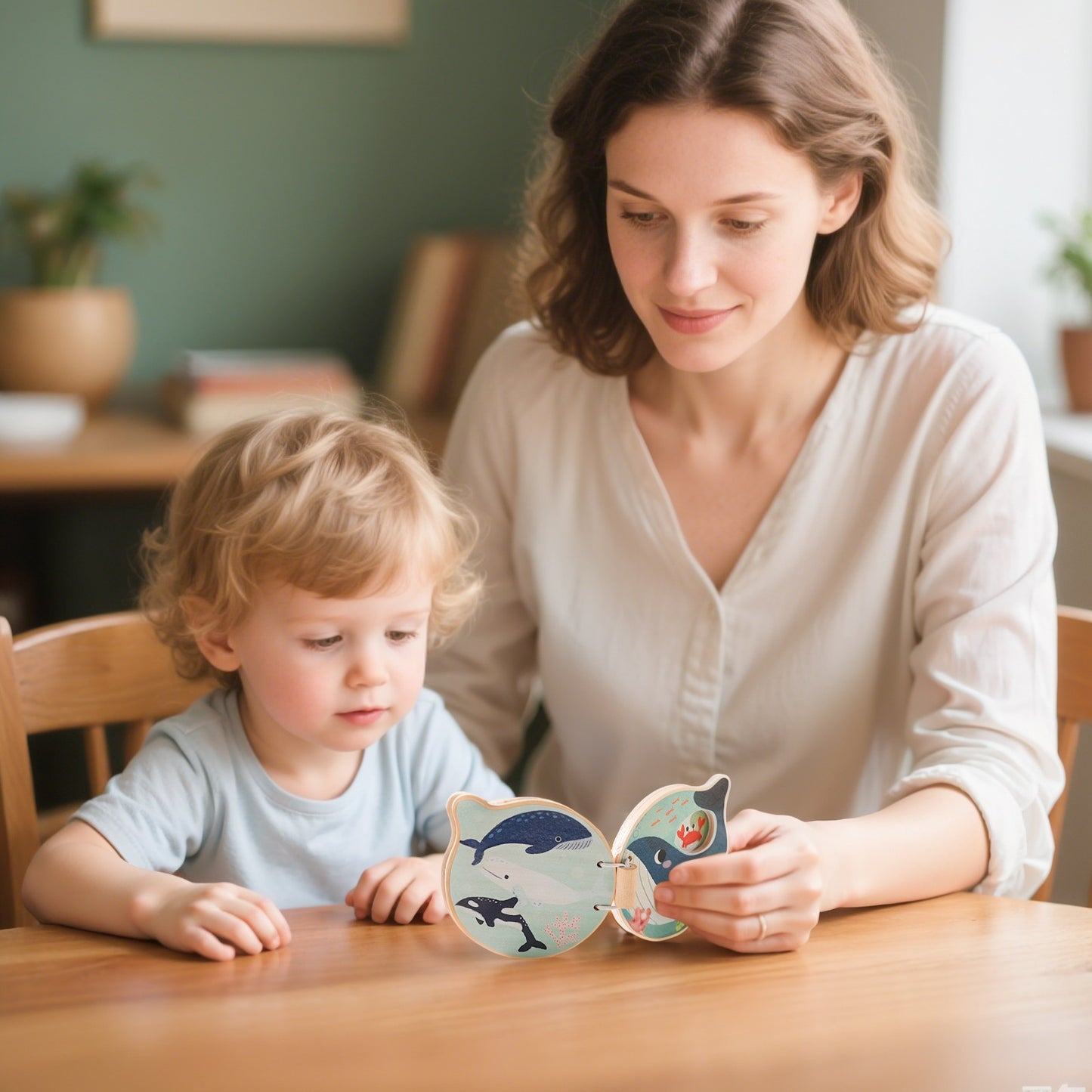 Baby Toys for 0 12 Months Cloth Book Early Educational Sensory Book Baby Soft Books Fluffy Cartoon Elephant Books With Mirror