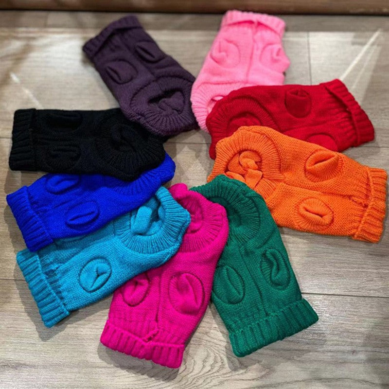 Roupa de Inverno para Cães, Roupa de Tricô para Animais de Estimação Pequenos e Médios, Casaco para Filhotes Chihuahua, Suéter para Cães Yorkshire, Ropa Perro