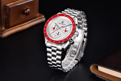 2025 New PAGANI DESIGN Mens Watches Top Brand Luxury Automatic Quartz Chronograph Waterproof Sport Stainless Steel Clock Relogio