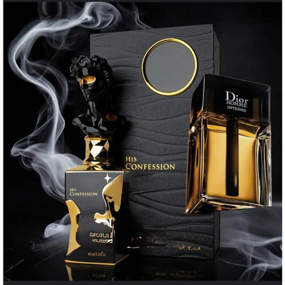 100ml Perfume Árabe Original Lattafa His Confession Eau de Parfum Spray Masculino La