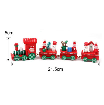 Wooden/Plastic Train Christmas Ornament Merry Christmas Decoration For Home 2025 Xmas Gifts Noel Natal Navidad New Year 2026