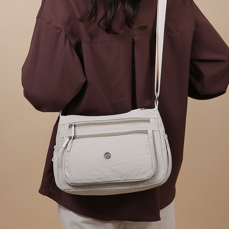 2025 Women's Crossbody Bag Lightweight Waterproof Nylon Shoulder Bag Multi-pocket Fashion Handbag for Women Casual Purse