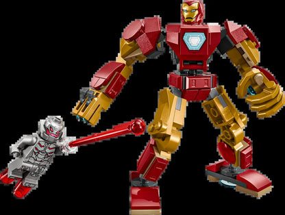 LEGO Marvel Série 76307 Homem de Ferro Mech Wars Ultron Blocos de Montar Quebra-Cabeça de Montagem Brinquedo Presente para Meninos