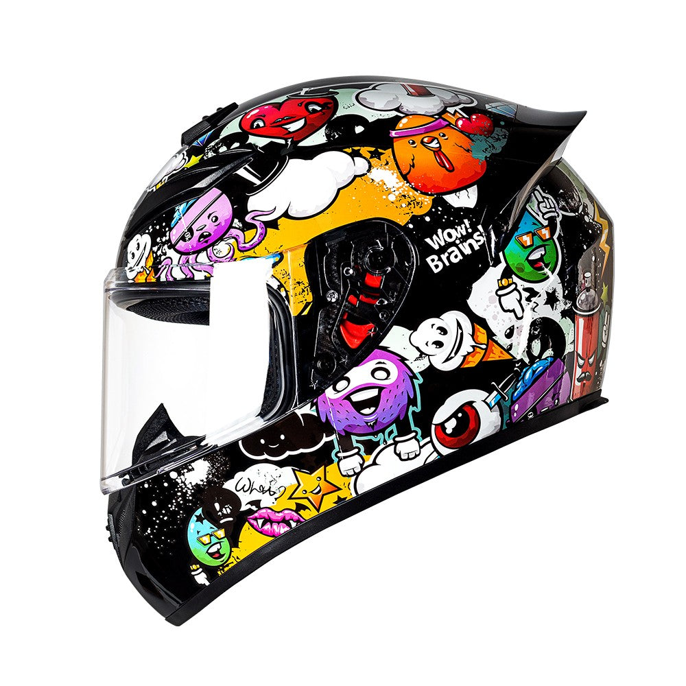 Capacete de motocicleta DOT retro cruise Motocross capacete facial completo masculino e feminino capacete para todas as estações capacete de pilotagem Casco Capacete
