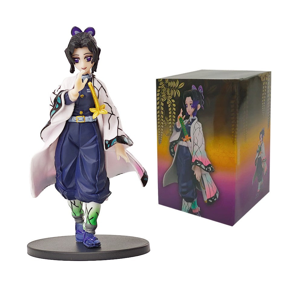 Anime Demon Slayer Kimetsu no Yaiba Figure Kamado Tanjirou Action Figure Agatsuma Zenitsu Nezuko Warrior PVC Model Toys