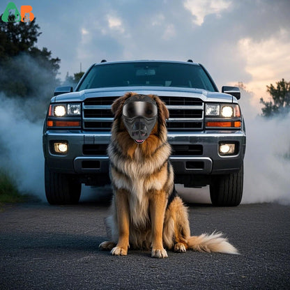 Óculos de proteção para cães ATUBAN raças grandes, óculos de sol de proteção UV de rosto inteiro para cães, proteção contra vento, poeira e neve para olhos de animais de estimação