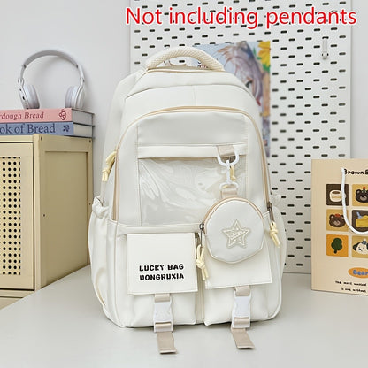 College Backpack for Middle School and High School Students, Versatile Large Capacity Backpack, Computer Backpack