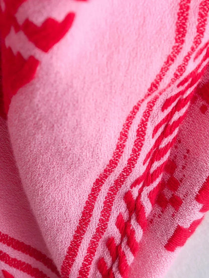 TRAFSHE Women Bohemian Midi Dress Vacation Charm Splice Knitted Vintage Strap Dr