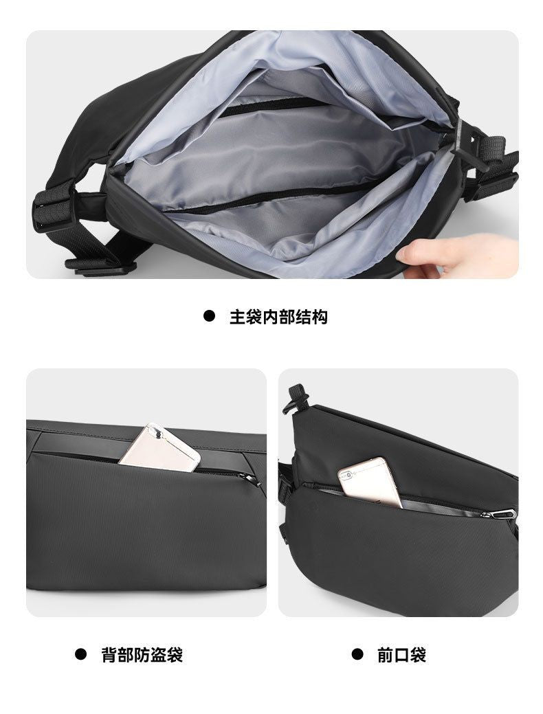 Mark Ryden Camera Crossbody Bag Waterproof Ipad Multifunctional Chest Bag Men's Personal Shoulder Bag Stand Messenger Bags