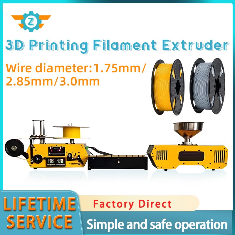 HT400 Desktop Extruder 3D Printing Filament Maker Automatic Wire Diameter 1.75mm 3mm for PLA PETG PA ABS PC PP ABS