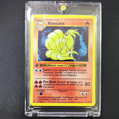 Cartas Colecionáveis DIY Pokémon com Card Brick 1996 1ª Edição Flash Cards Charizard Blastoise PTCG Game Anime Cartas Brilhantes Presente