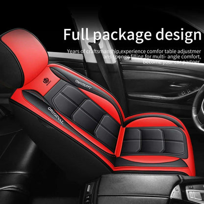 Car seat covers, artificial leather, fully wrapped muscle seat covers, waterproof, wear-resistant, soft and comfortable 1PC