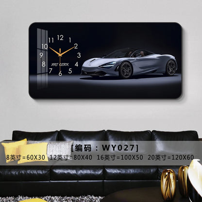 Car Clock Living Room Creative E-sports Room Silent Clock Auto Repair Beauty Shop Personality Art Decorative Painting Wall Clock