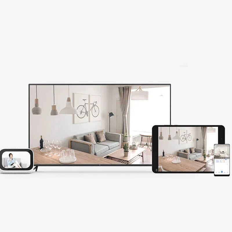 Câmera de Segurança Inteligente Xiaomi 360° Mi PTZ 2K Webcam 1296P 3 Megapixel Detecção Humana por IA Visão Noturna Webcam Funciona com Miji