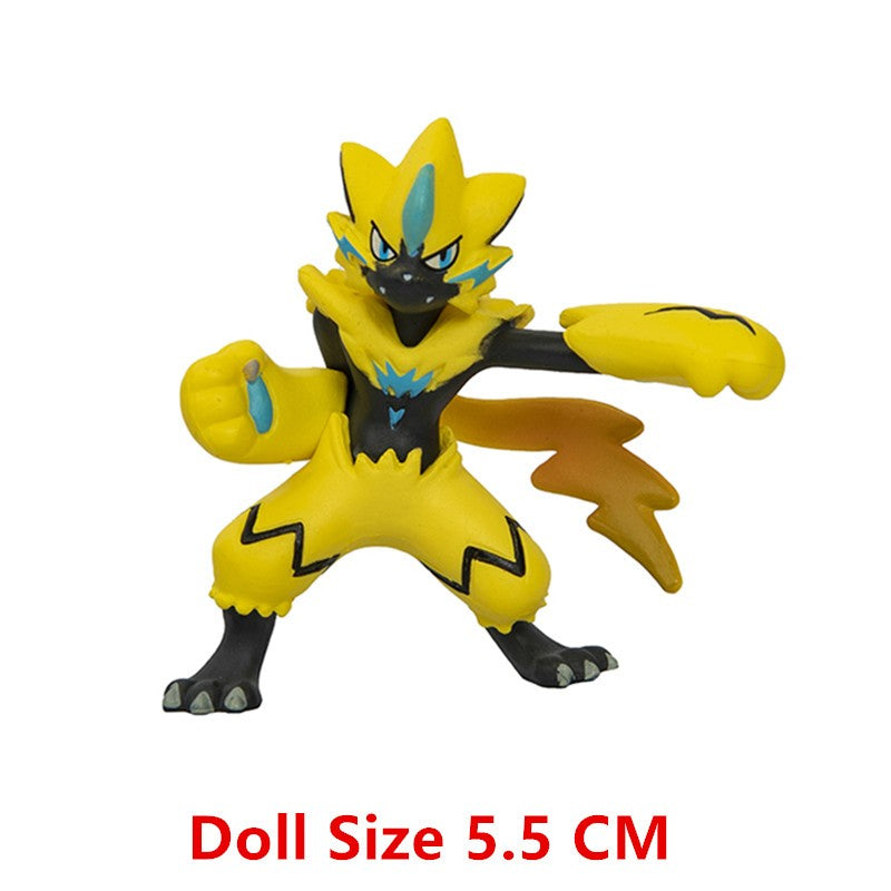 Pokemon Anime Figura Pikachu Sol Elfo Eevee Gengar Monstruo de Bolso Desenhos Animados Figura Modelo Brinquedo de Ação Presente para Crianças Comprar em grande quantidade