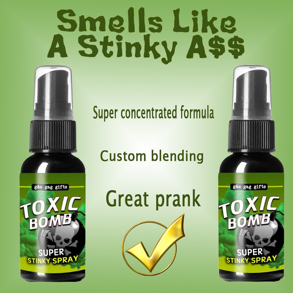 Novelties Liquid Fart Gag Prank Joke Spray Can Stink Bomb Smelly Stinky Gas 30ML