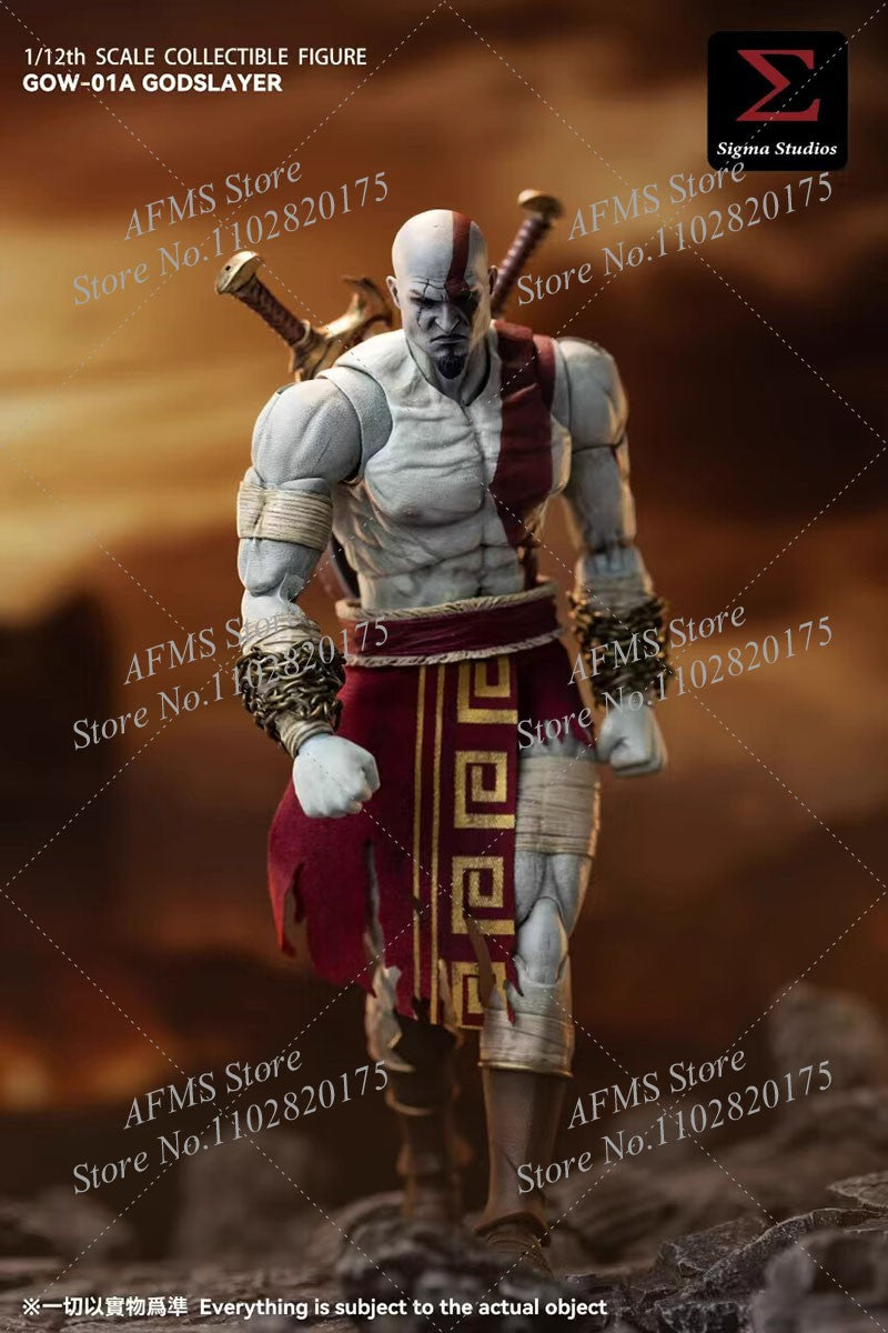 SIGMA STUDIOS Boneco Colecionável 1/12 Godslayer Game Dolls Conjunto Completo Boneco Soldado Masculino de 6 Polegadas Brinquedos Modelo