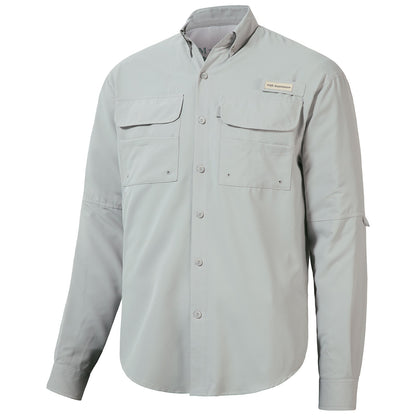 Camisa de botão Bassdash para homens, camisa de verão para usar em festas ou para pesca e sobrevivência na natureza, à prova de sol SD1